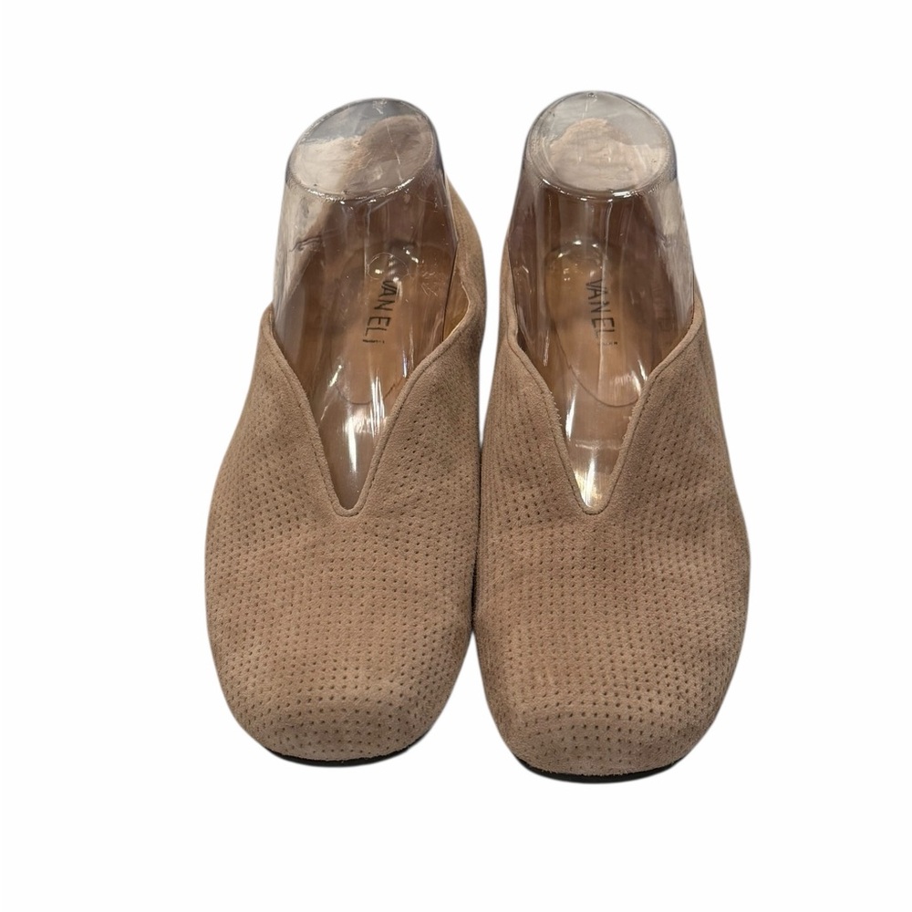 VANELi Beige Leather Slip On Loafers Sz 8.5M